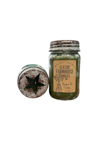 Bamboo & Cedar 14 oz Star Jar Candle