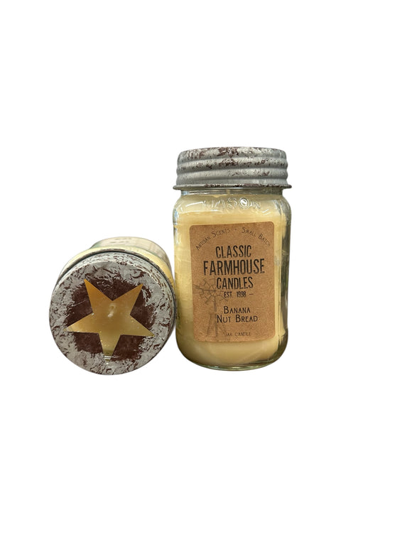 Banana Nut Bread 14 oz Star Jar Candle