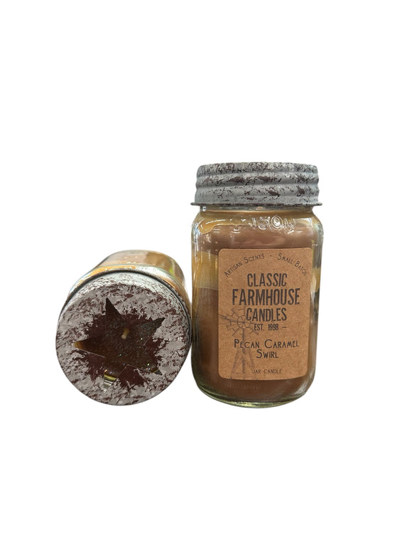 Pecan Caramel Swirl 14 oz Star Jar Candle