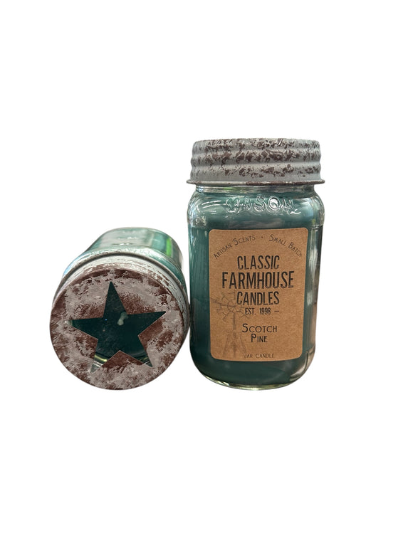 Scotch Pine 14 oz Star Jar Candle