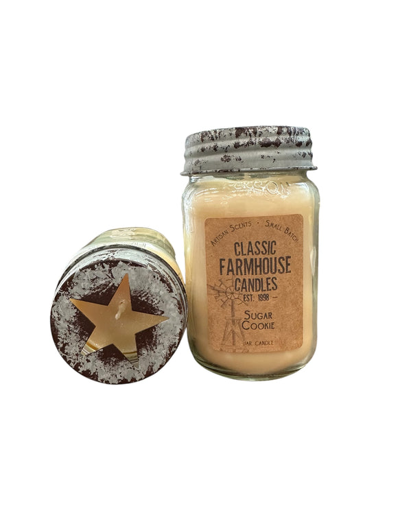 Sugar Cookie 14 oz Star Jar Candle