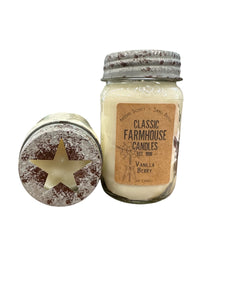 Vanilla Berry 14 oz Star Jar Candle