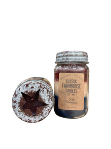 Star Spangled 14 oz 3 Layer Star Jar Candle