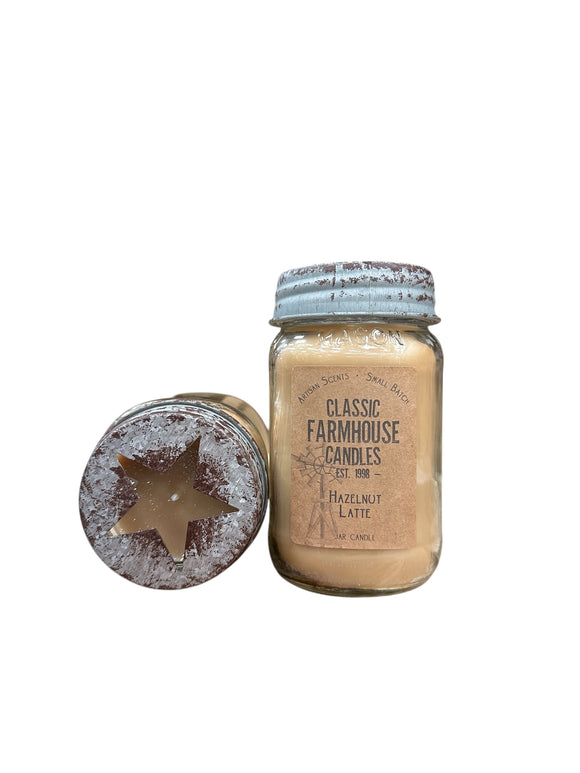 Hazelnut Latte 14 oz Star Jar Candle