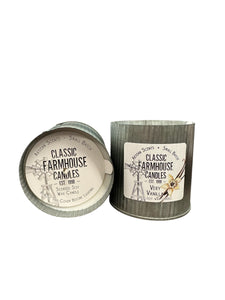 Very Vanilla 12 oz Organic Tin Candle