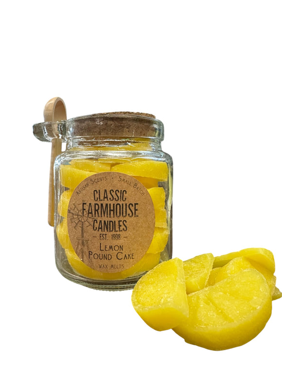 Lemon Pound Cake Wax Melt Spoon Jar