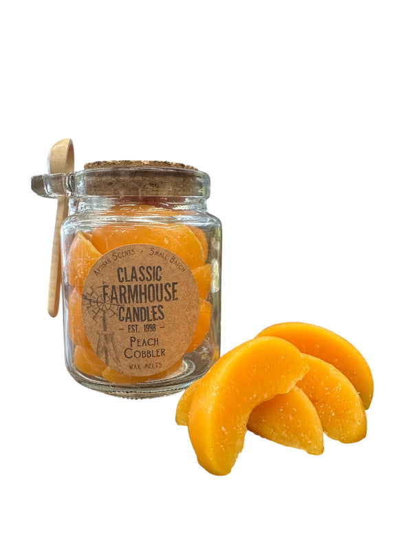 Peach Cobbler Wax Bit Spoon Jar