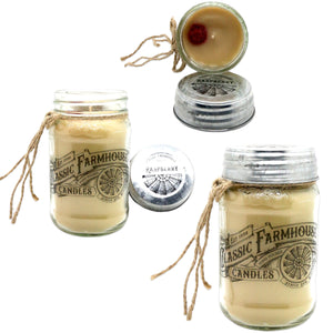 Raspberry 14 oz Mason Jar Candle