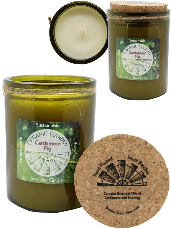 Cardamom Fig 12 oz Organic Jar Candle