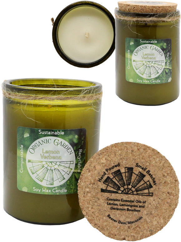 Lemon Verbena 12 oz Organic Jar Candle