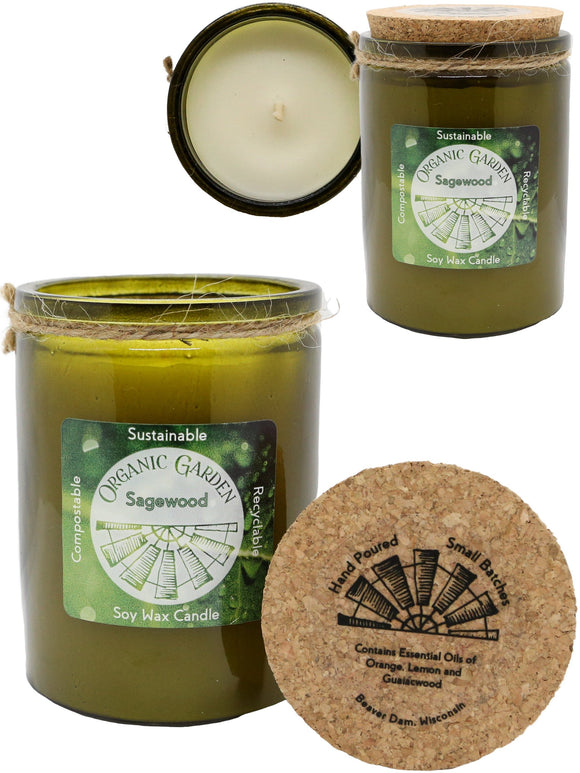 Sagewood 12 oz Organic Jar Candle