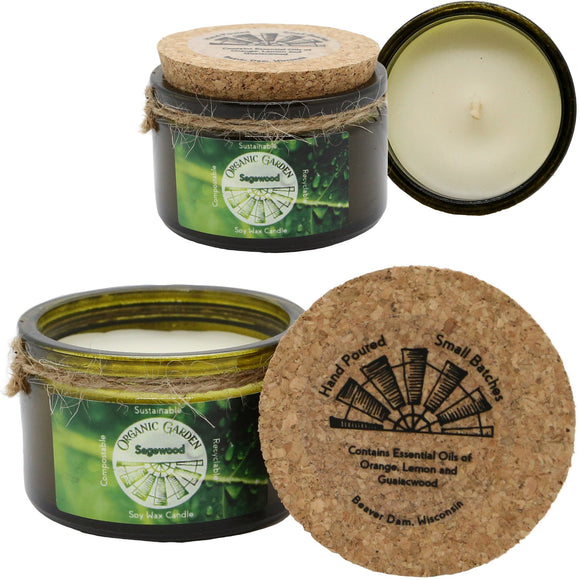 Sagewood 5 oz Organic Jar Candle