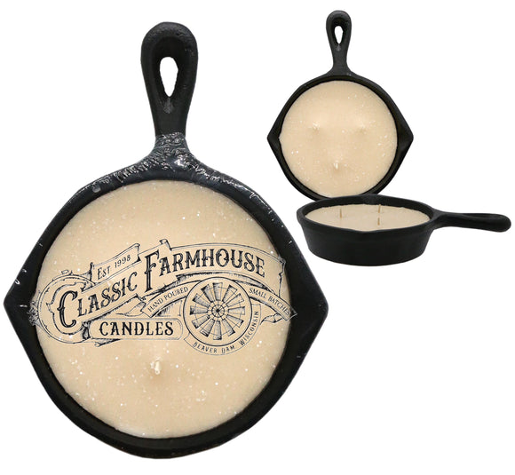 Sugar Cookie 8 oz Cast Iron Pan Candle