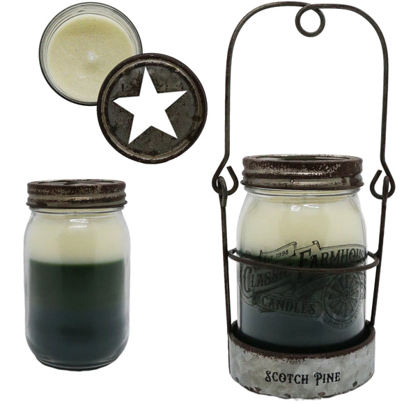 Scotch Pine 14 oz 3 Layer Jar Candle